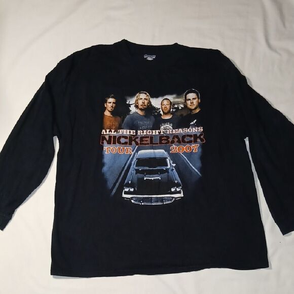 Nickelback Tour 2007 Long Sleeve Shirt - Picture 1 of 9